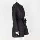 Moncler Płaszcz czarny cienki pikowany