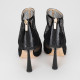 Jimmy Choo Buty czarne buty na obcasie z siateczką