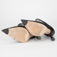 Jimmy Choo Buty czarne buty na obcasie z siateczką