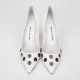 Manolo Blahnik  Szpilki białe panunzia