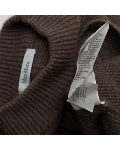 Max Mara Sweter czekoladowy