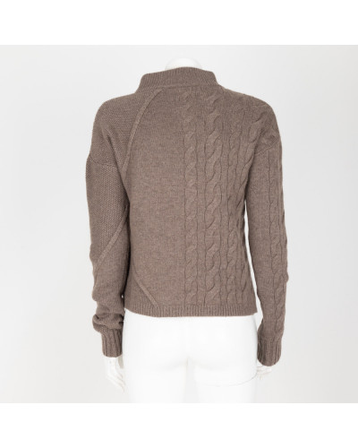 Max Mara Sweter czekoladowy