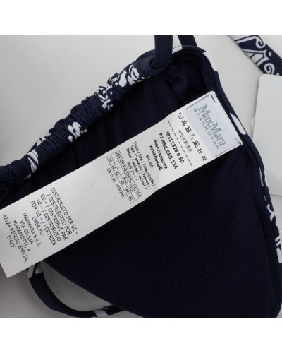 Max Mara Kostium kąpielowy granatowy
