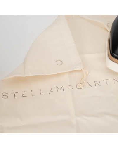 Stella McCartney Botki czarne na koturnie