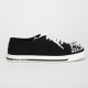 Miu Miu Buty czarne sportowe buty z krysztalkami