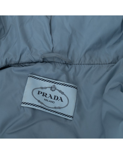 Prada Kurtka czarna z logo