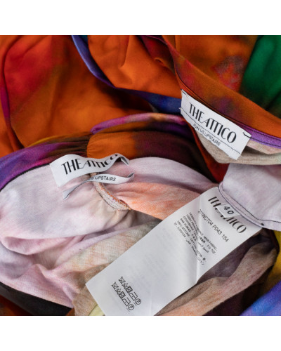 The Attico Komplet kolorowy t-shirt i spódnica