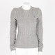 Ralph Lauren Sweter szary z logo