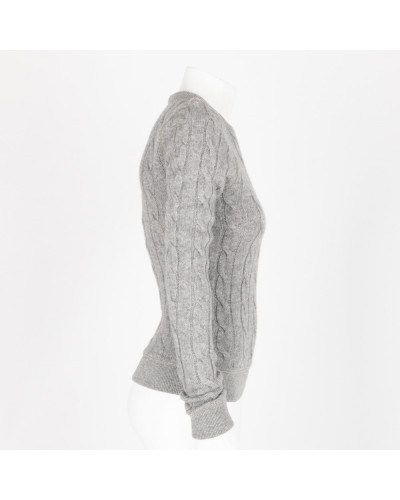 Ralph Lauren Sweter szary z logo