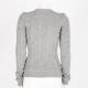 Ralph Lauren Sweter szary z logo