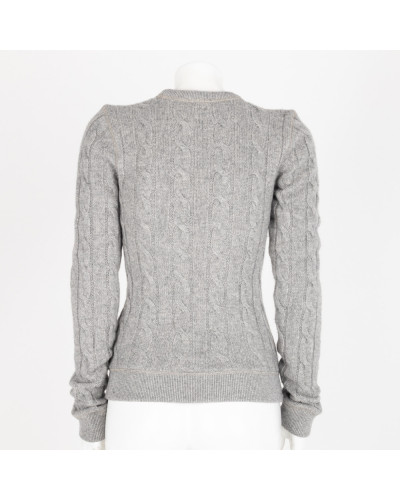 Ralph Lauren Sweter szary z logo