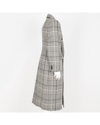 Balenciaga Płaszcz w krate