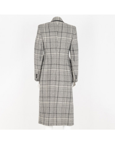Balenciaga Płaszcz w krate