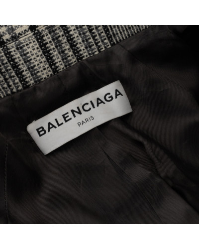 Balenciaga Płaszcz w krate