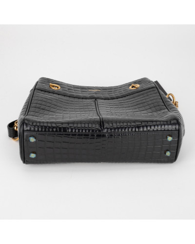Saint Laurent  Torebka czarna krokodyl