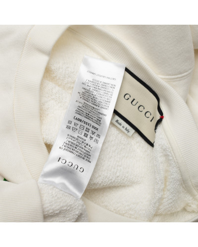 Gucci Ubranie kremowa bluza z wisienkami