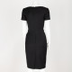Dsquared2 Sukienka czarna z paskiem