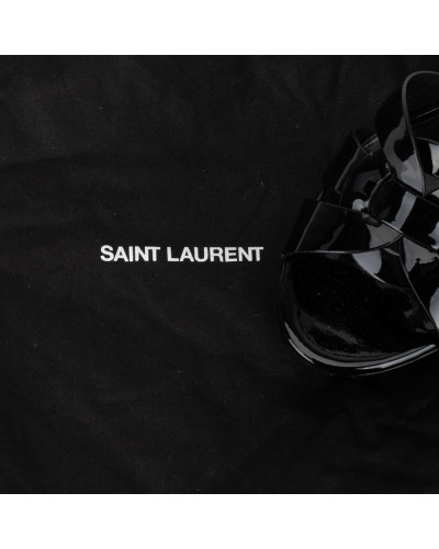 Saint Laurent  Szpilki czrane lakierowane Tribute