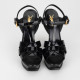 Saint Laurent  Szpilki czrane lakierowane Tribute