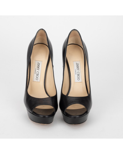 Jimmy Choo Szpilki czarne na obcasie