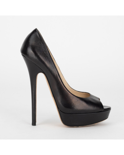 Jimmy Choo Szpilki czarne na obcasie
