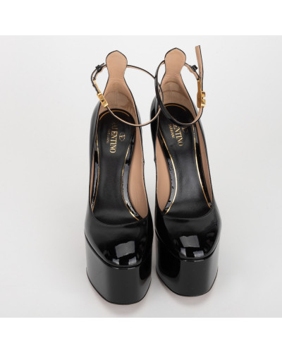 Valentino Buty czarne na platformie