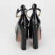 Valentino Buty czarne na platformie