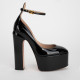 Valentino Buty czarne na platformie