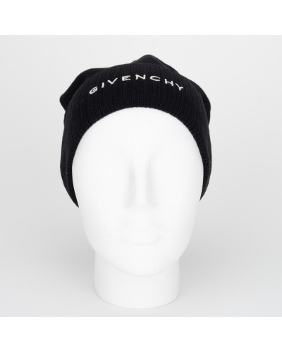 Givenchy Nakrycie głowy czarna z logo