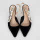 Dior Buty szpilki welurowe