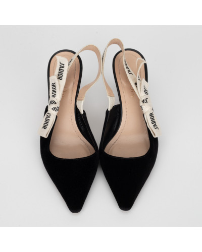 Dior Buty szpilki welurowe