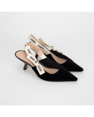 Dior Buty szpilki welurowe