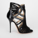 Jimmy Choo Szpilki czrane lakierowane za kostkę