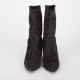 Stuart Weitzman Botki zamszowe grafitowe