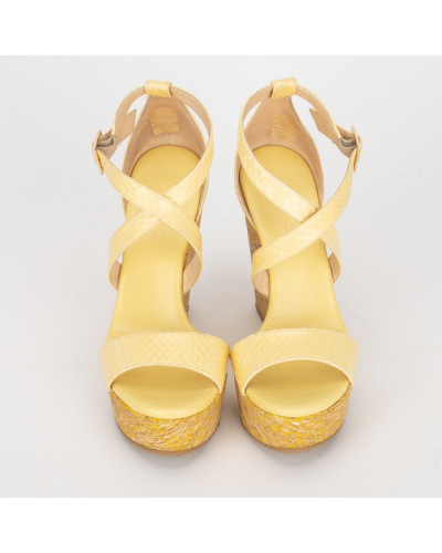 Jimmy Choo Sandały zółte