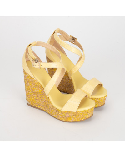 Jimmy Choo Sandały zółte