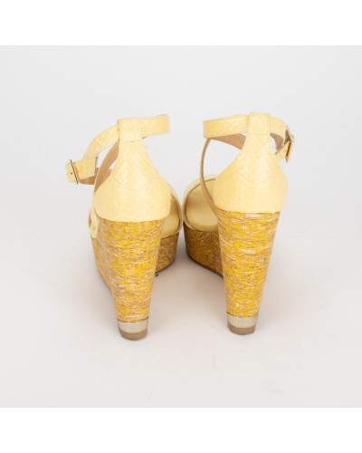Jimmy Choo Sandały zółte