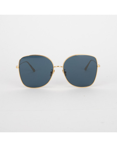 Dior Okulary przeciwsłoneczne złote cienkie oprawki