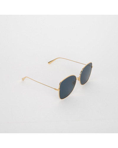 Dior Okulary przeciwsłoneczne złote cienkie oprawki