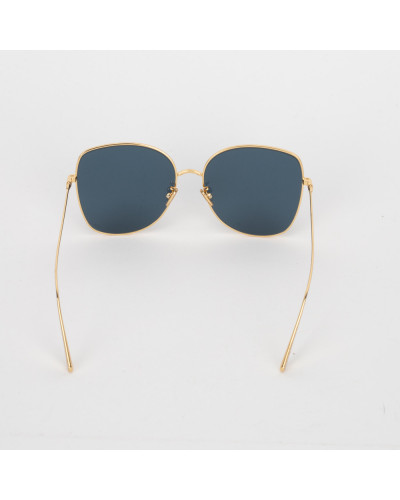 Dior Okulary przeciwsłoneczne złote cienkie oprawki