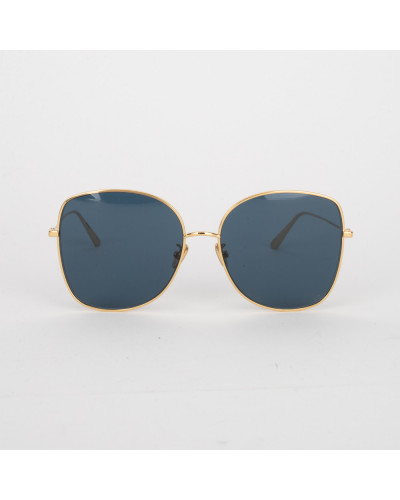 Dior Okulary przeciwsłoneczne złote cienkie oprawki