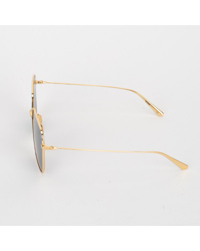 Dior Okulary przeciwsłoneczne złote cienkie oprawki