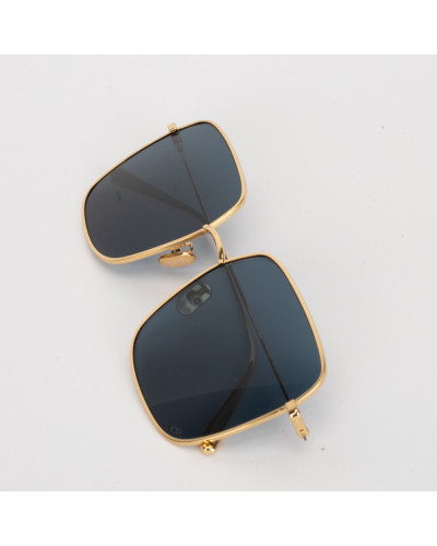 Dior Okulary przeciwsłoneczne złote cienkie oprawki
