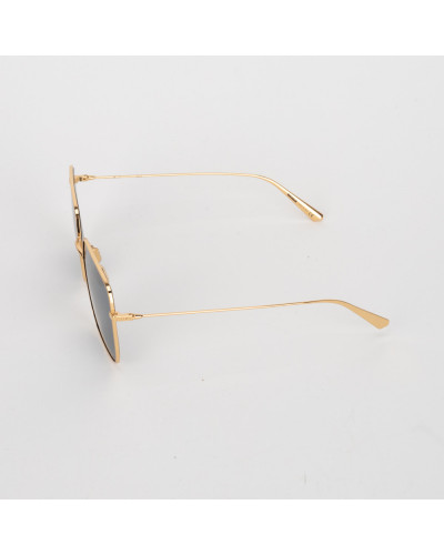 Dior Okulary przeciwsłoneczne złote cienkie oprawki