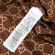 Gucci T-shirt polo brazowy w monogram