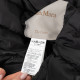 Max Mara Kamizelka długa czarna pikowana the cube