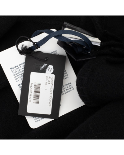 Moncler Kurtka czarne poncho Mantella