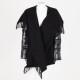 Moncler Kurtka czarne poncho Mantella