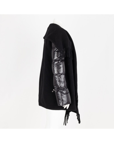 Moncler Kurtka czarne poncho Mantella