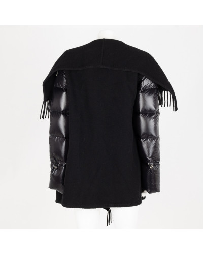 Moncler Kurtka czarne poncho Mantella